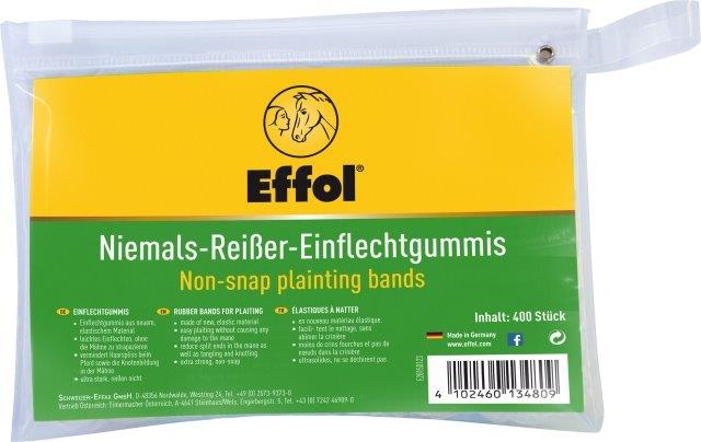 Effol Niemals-Reißer Einflechtgummis farblos 400 St.