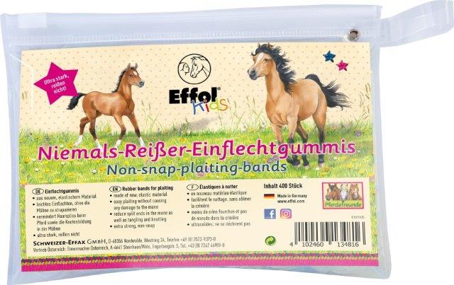 Effol Kids Niemals-Reißer Einflechtgummis bunt 400 St.