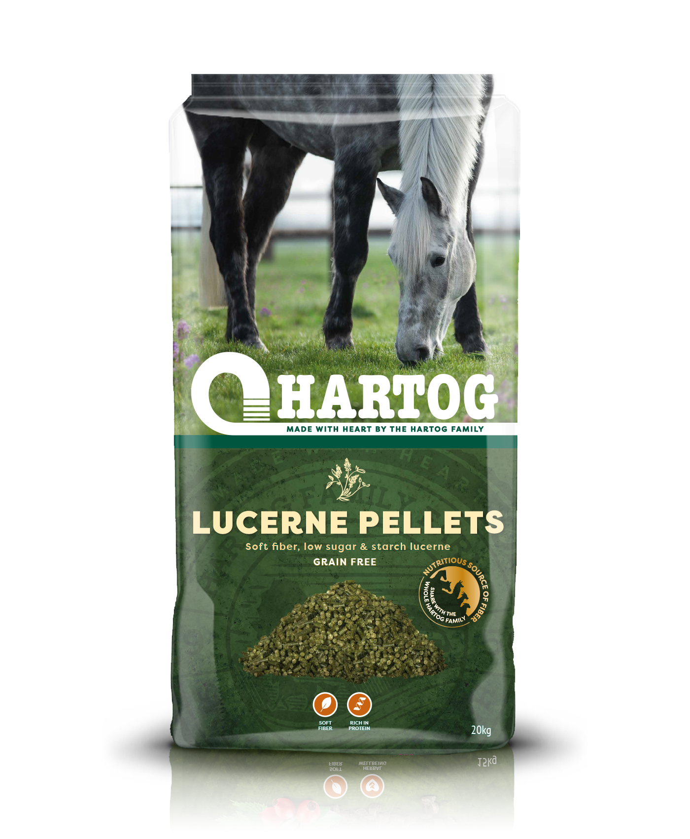 Hartog Luzernepellets Pferd 