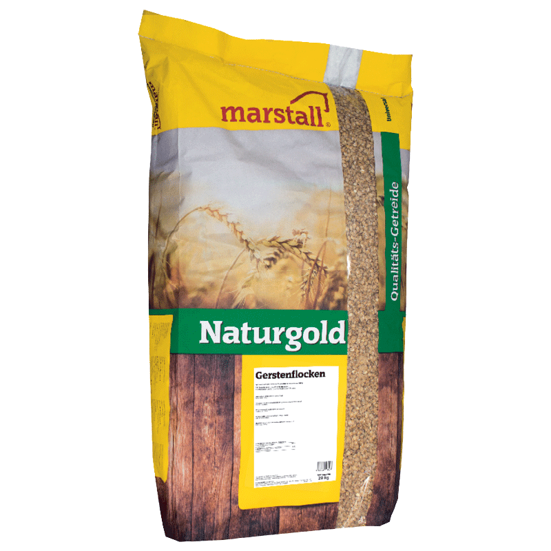 *Marstall Naturgold Gersteflocken 