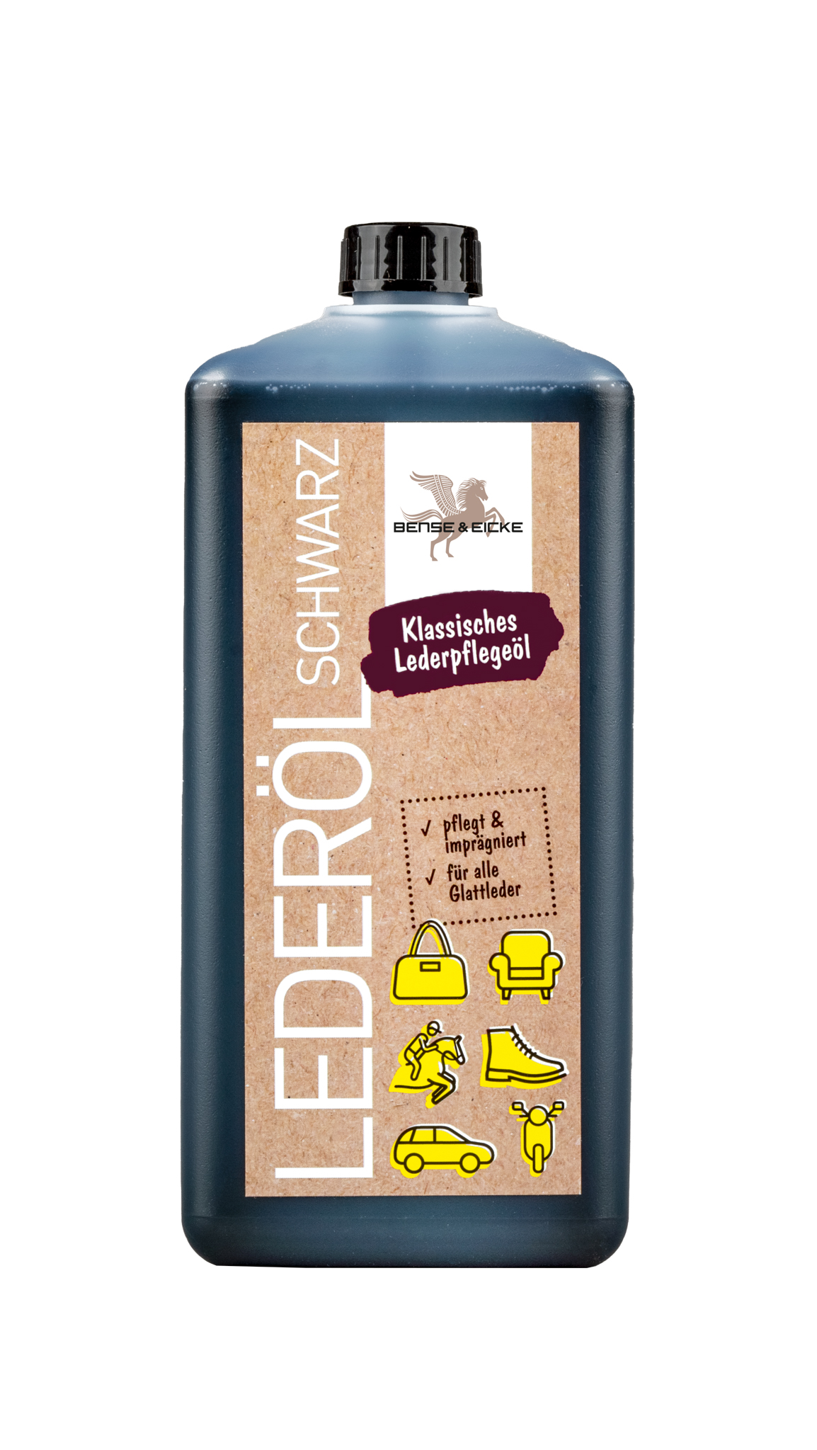 Bense & Eicke Lederöl schwarz